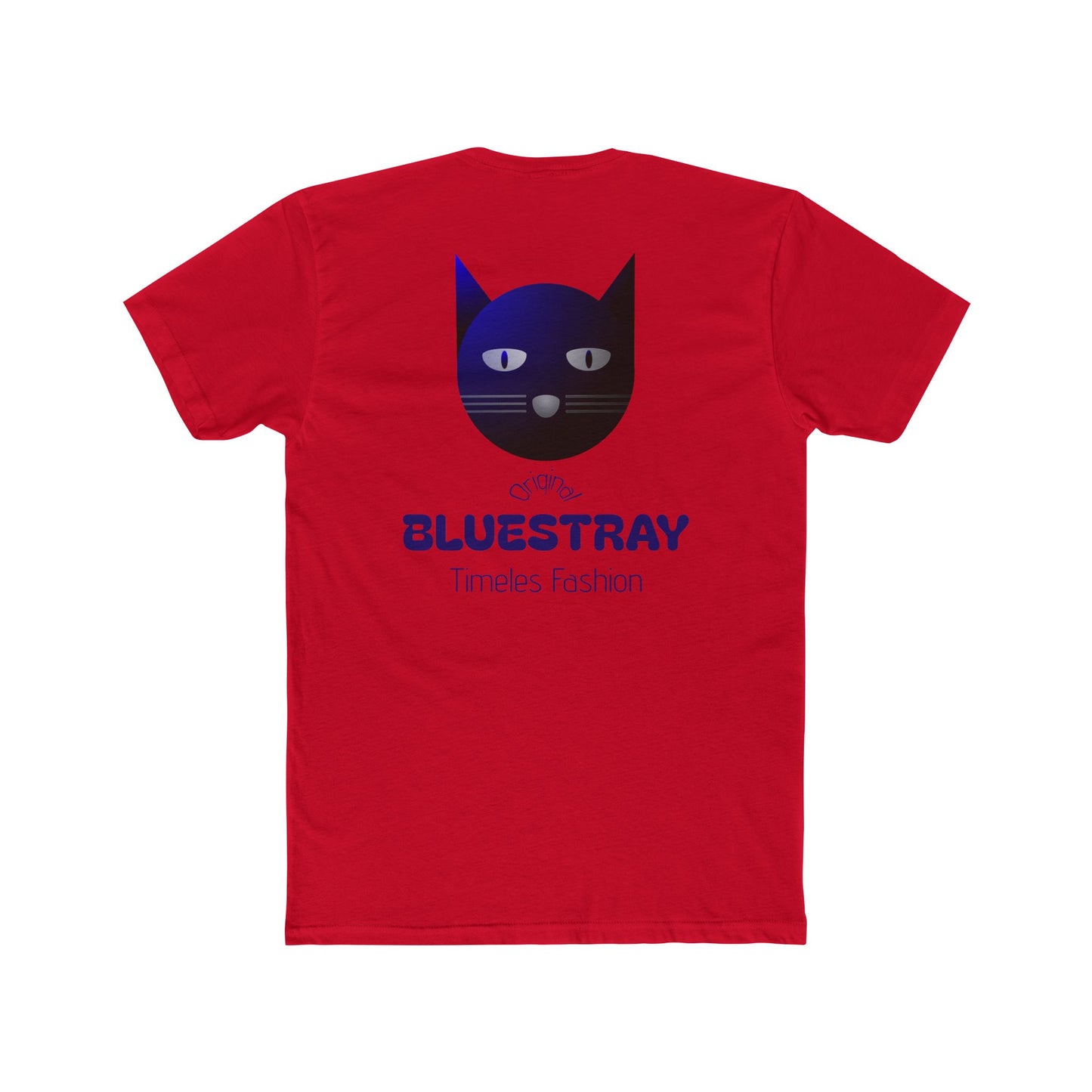 Bluestray Cat Graphic Tee — Timeless Fashion Cotton T‑Shirt