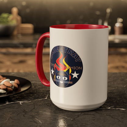 Bluestray Cat Logo Mug — Colorful 11oz/15oz Ceramic Coffee Cup