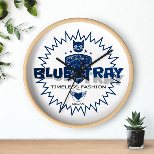 Bluestray Timeless Fashion Wall Clock — Modern Logo Decorative Clock