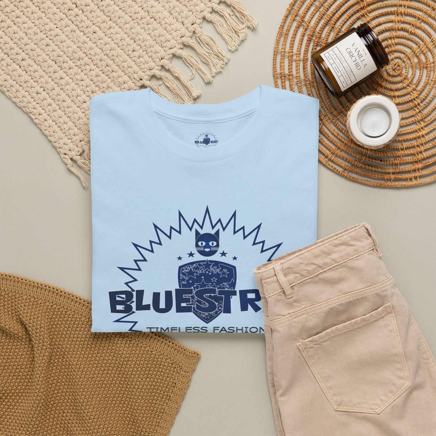 Bluestray Vintage Logo Tee — Timeless Fashion Graphic T-Shirt