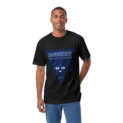 Bluestray Timeless Fashion Tee — Vintage Cat Triangle Logo T‑Shirt