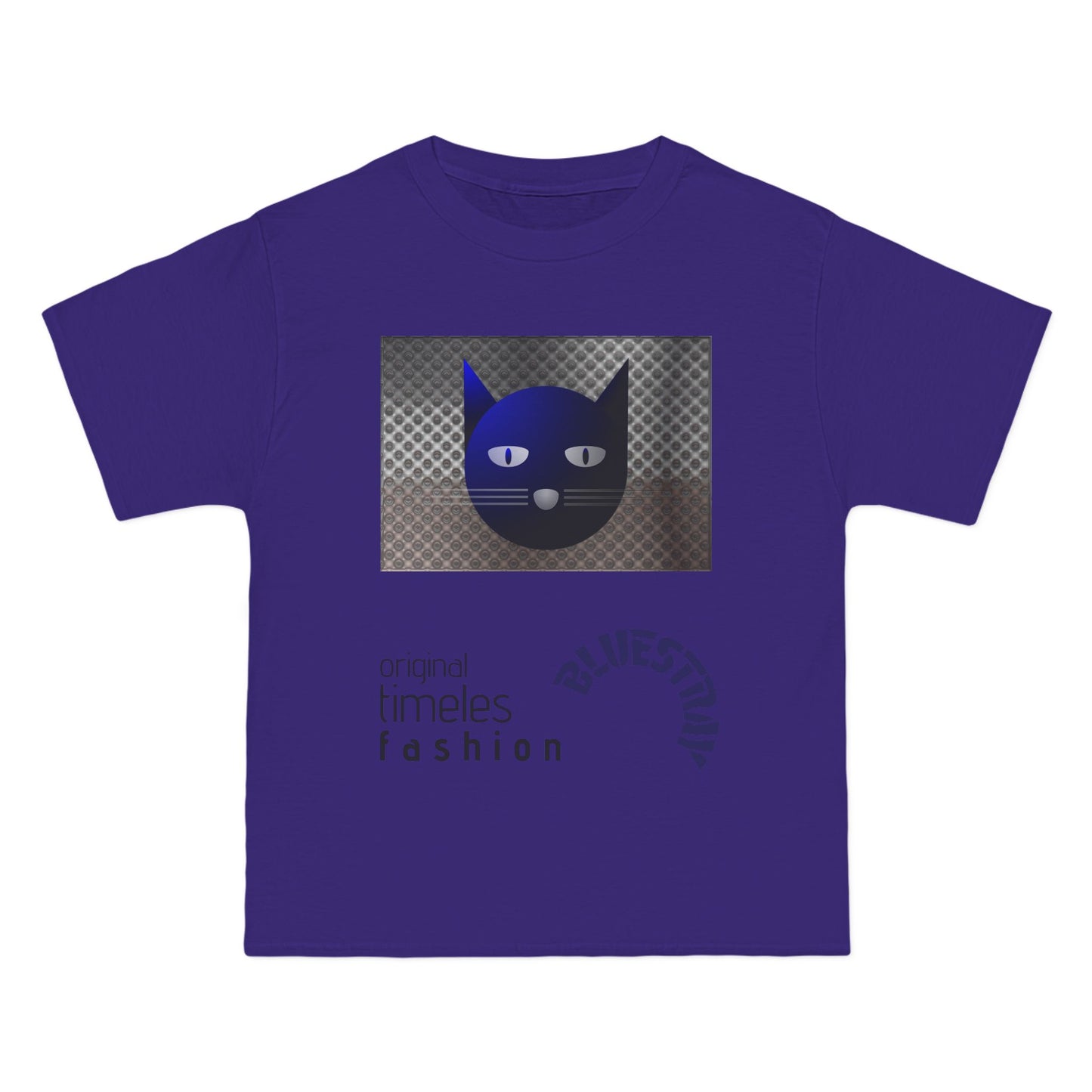 Bluestray Cat Graphic T-Shirt — 'BluesTown' Fashion Tee