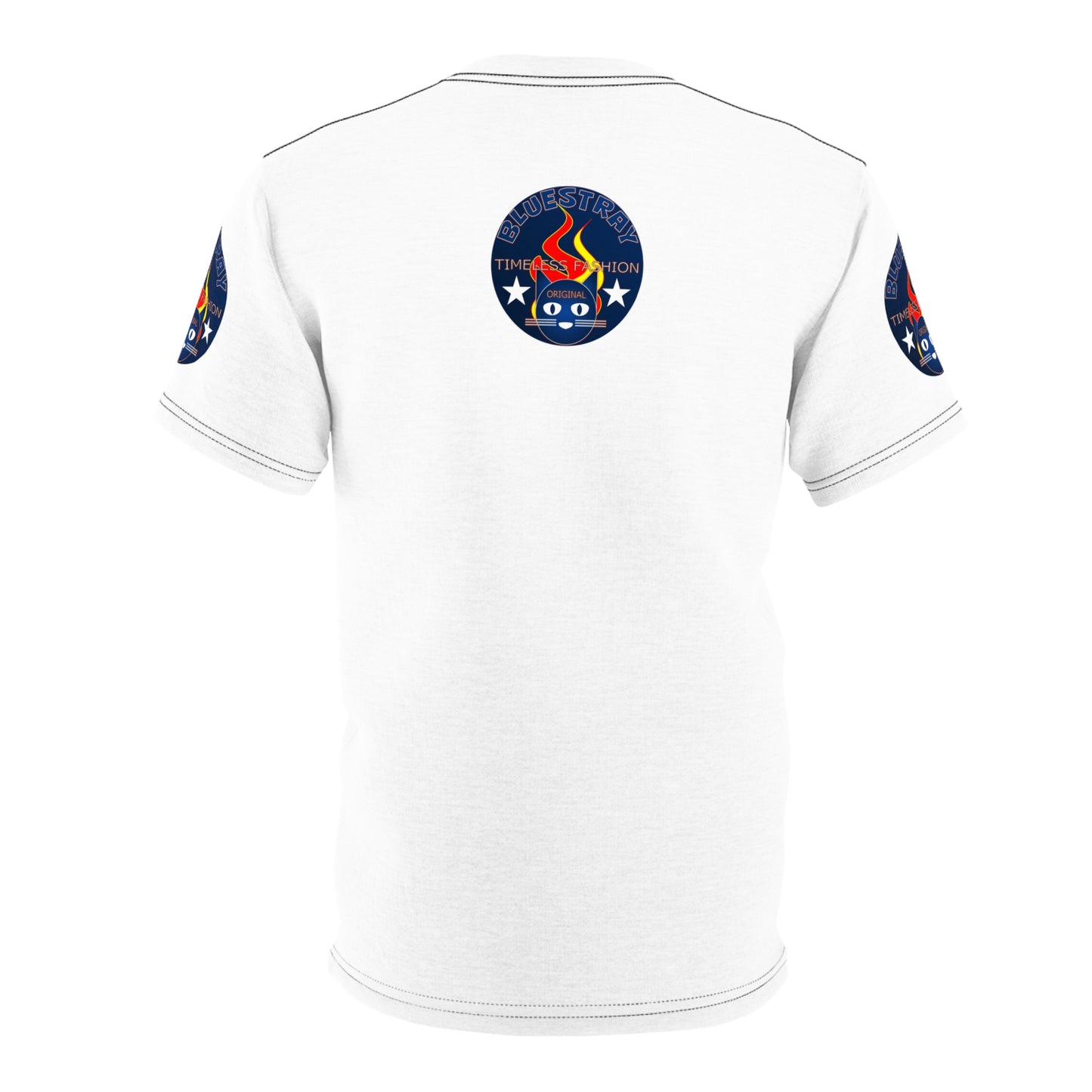 Bluestray Cat Flame Logo Tee — Vintage Timeless Fashion Graphic T-Shirt