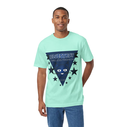 Bluestray Timeless Fashion Tee — Vintage Cat Triangle Logo T‑Shirt
