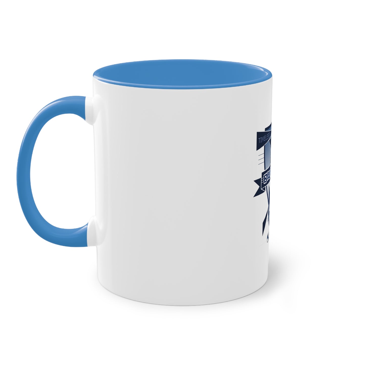 Bluestray Cat Crest Coffee Mug — Two-Tone 11oz