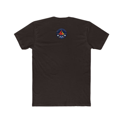 Retro Cat Flame Logo Tee — Bluestay Time & Motion Graphic T-Shirt