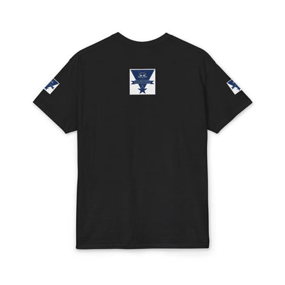 Bluestray Cat Graphic T-Shirt — Retro Star Logo Tee