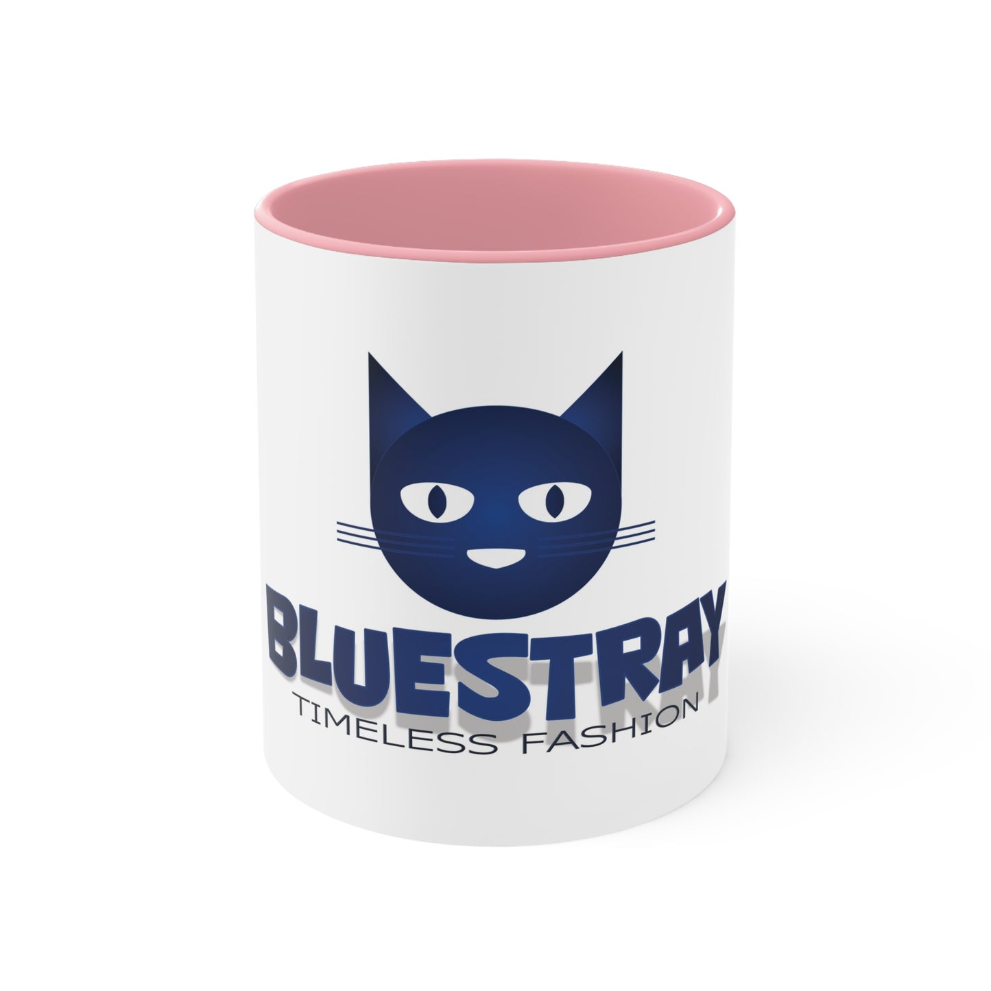 Accent Mug — Bluestray Cat Logo Coffee Cup