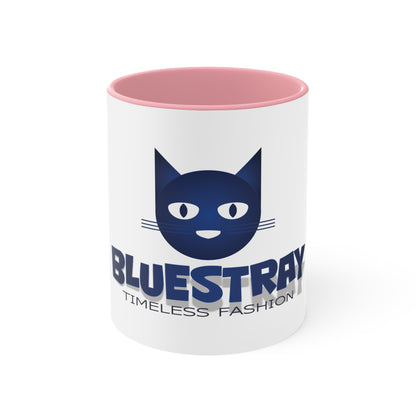 Accent Mug — Bluestray Cat Logo Coffee Cup