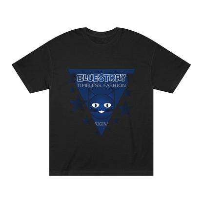 Bluestray Timeless Fashion Tee — Vintage Cat Triangle Logo T‑Shirt