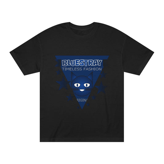 Bluestray Timeless Fashion Tee — Vintage Cat Triangle Logo T‑Shirt