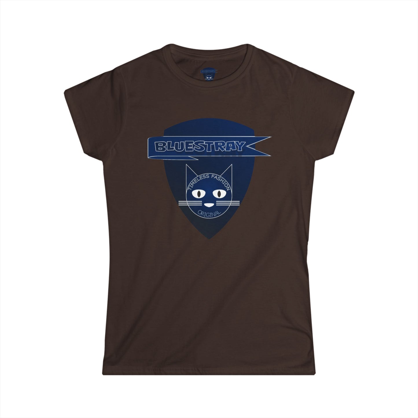 Bluestray Cat Logo Tee — Women's Graphic T-Shirt