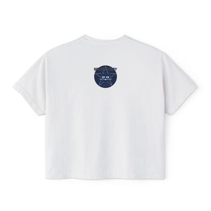 Bluestray Cat Graphic Tee — Women's Boxy Casual Top