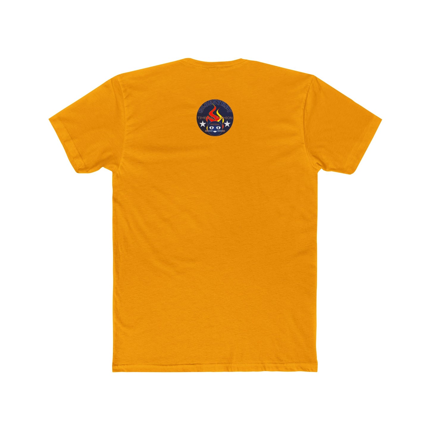 Retro Cat Flame Logo Tee — Bluestay Time & Motion Graphic T-Shirt