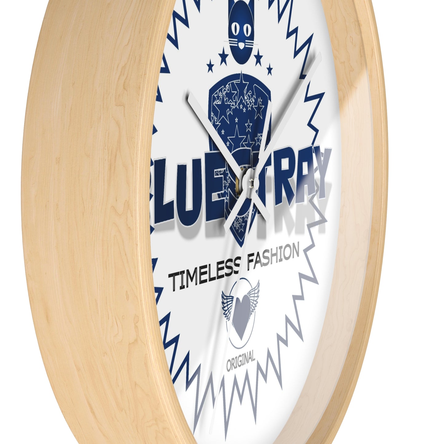 Bluestray Timeless Fashion Wall Clock — Modern Logo Decorative Clock