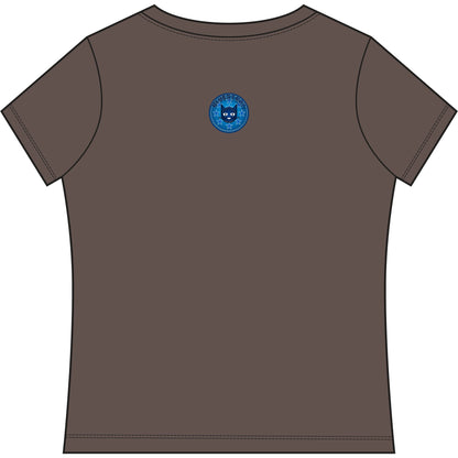 Bluestray Cat V-Neck Tee — Women's Graphic T-Shirt