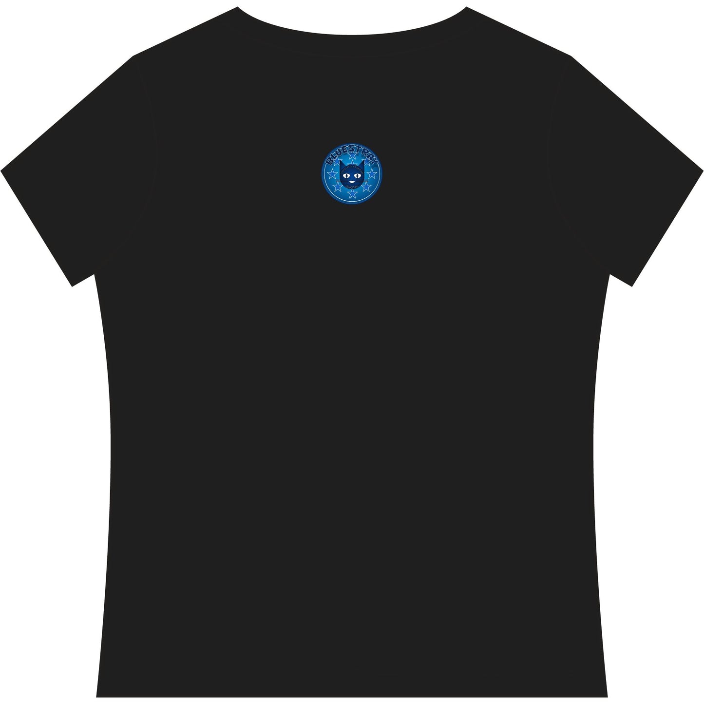 Bluestray Cat V-Neck Tee — Women's Graphic T-Shirt