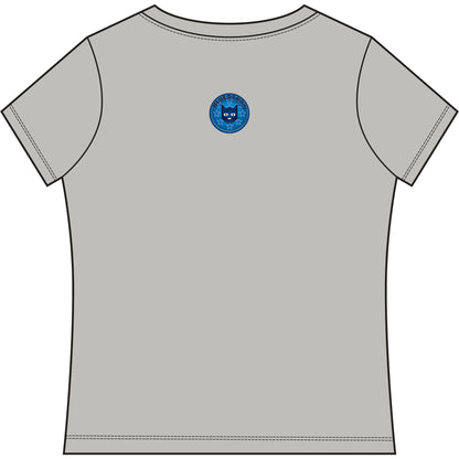 Bluestray Cat V-Neck Tee — Women's Graphic T-Shirt