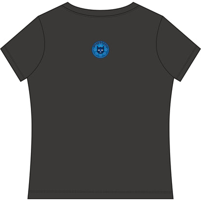 Bluestray Cat V-Neck Tee — Women's Graphic T-Shirt