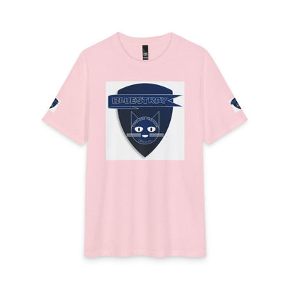 Bluestray Cat Shield T-Shirt — Retro Navy Crest Tee