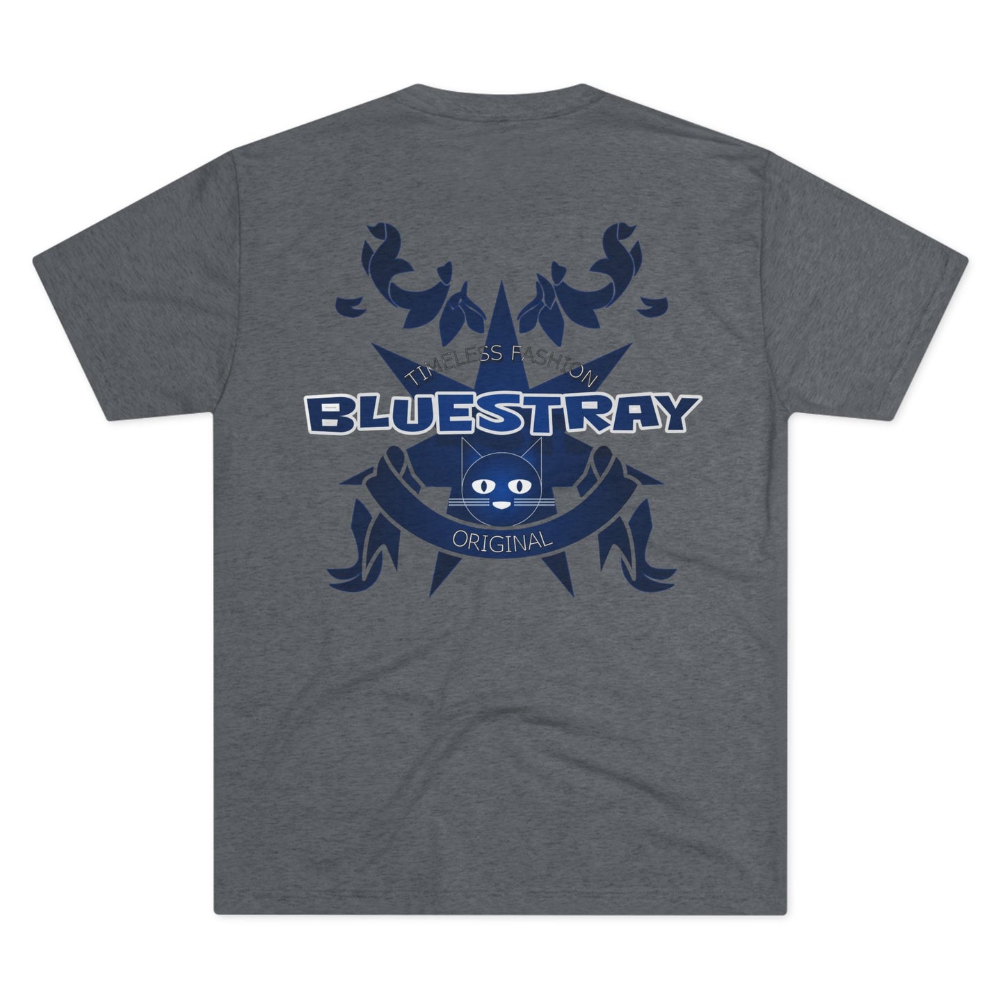 Bluestray Crab Graphic Tee — Nautical Cat Logo Short-Sleeve Shirt