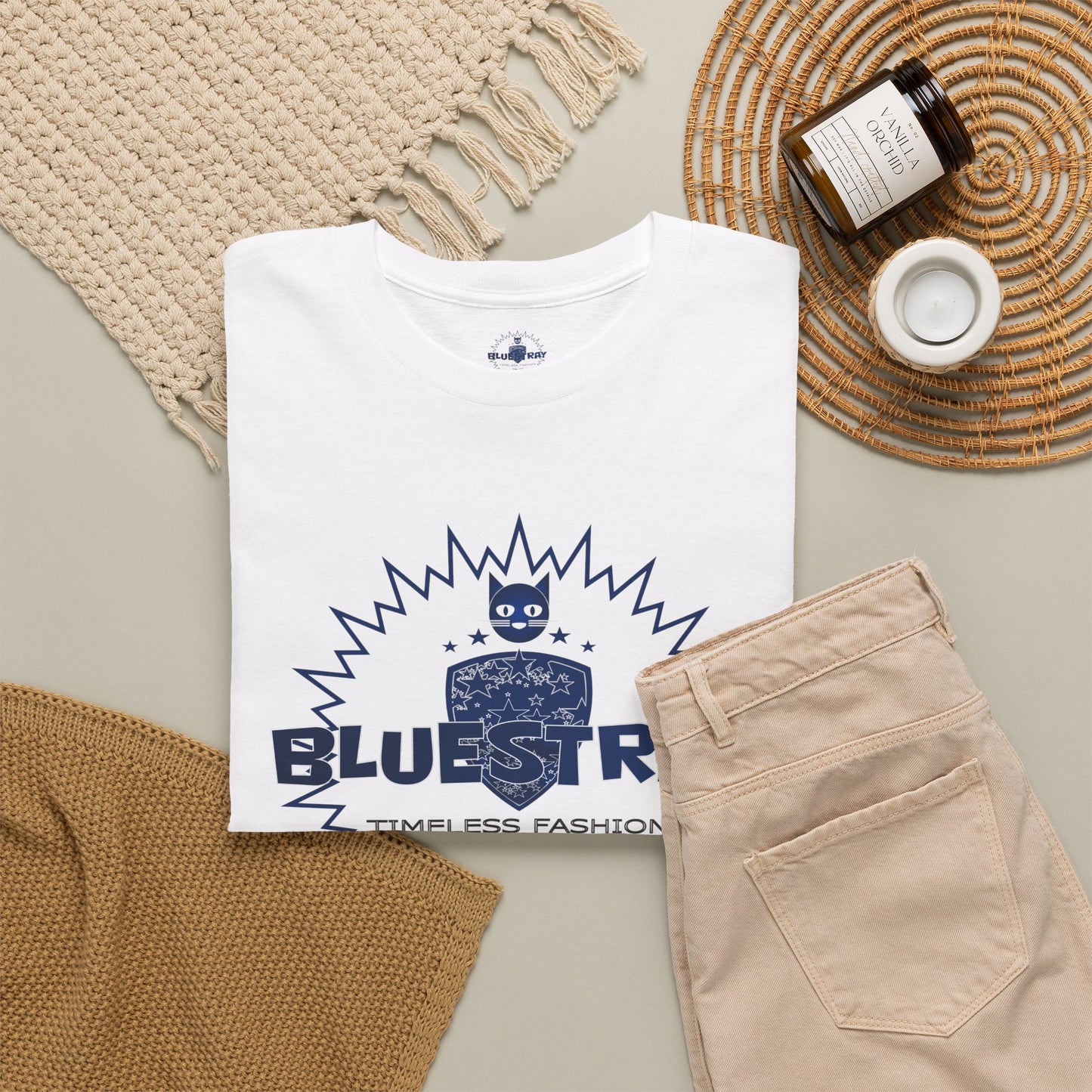 Bluestray Vintage Logo Tee — Timeless Fashion Graphic T-Shirt