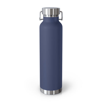 22oz Copper Bluestray Vacuum Bottle — Retro Campfire Logo Insulated Water Bottle