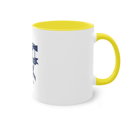 Bluestray Cat Crest Coffee Mug — Two-Tone 11oz