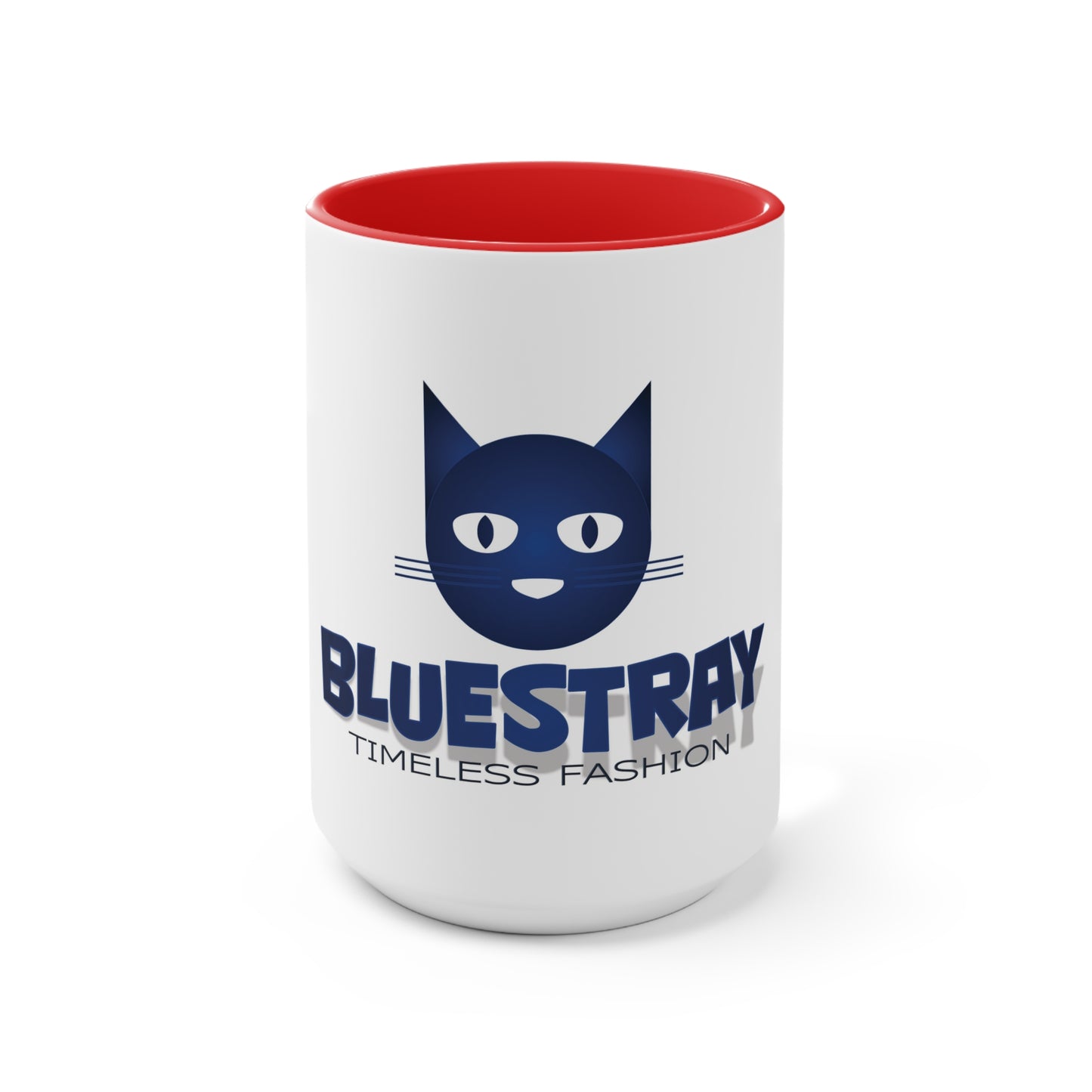 Accent Mug — Bluestray Cat Logo Coffee Cup
