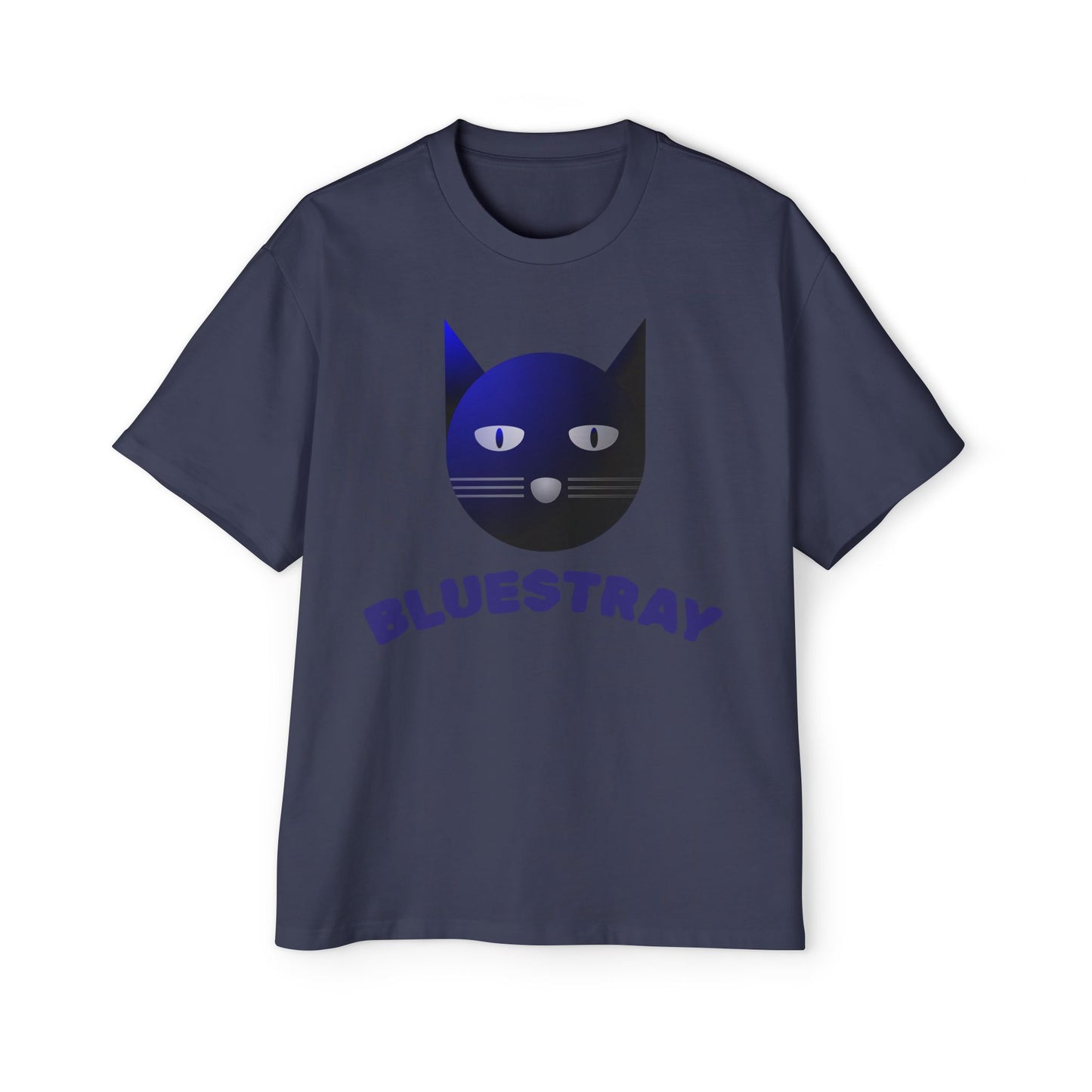 Bluestray Cat Tee — Graphic Men's Oversized T-Shirt