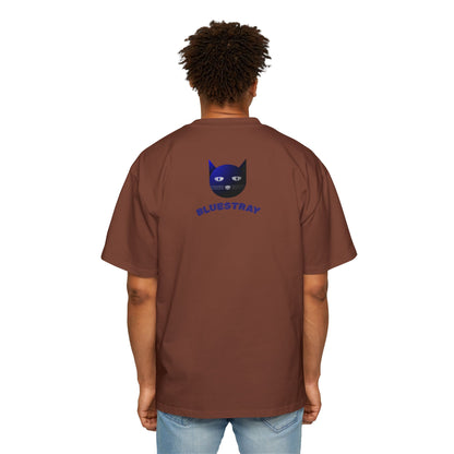 Bluestray Cat Tee — Graphic Men's Oversized T-Shirt