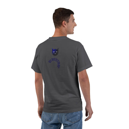 Bluestray Cat Graphic T-Shirt — 'BluesTown' Fashion Tee