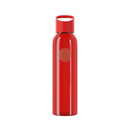 Bluestray Logo Water Bottle — Clear Reusable Bottle with Star & Flame Emblem