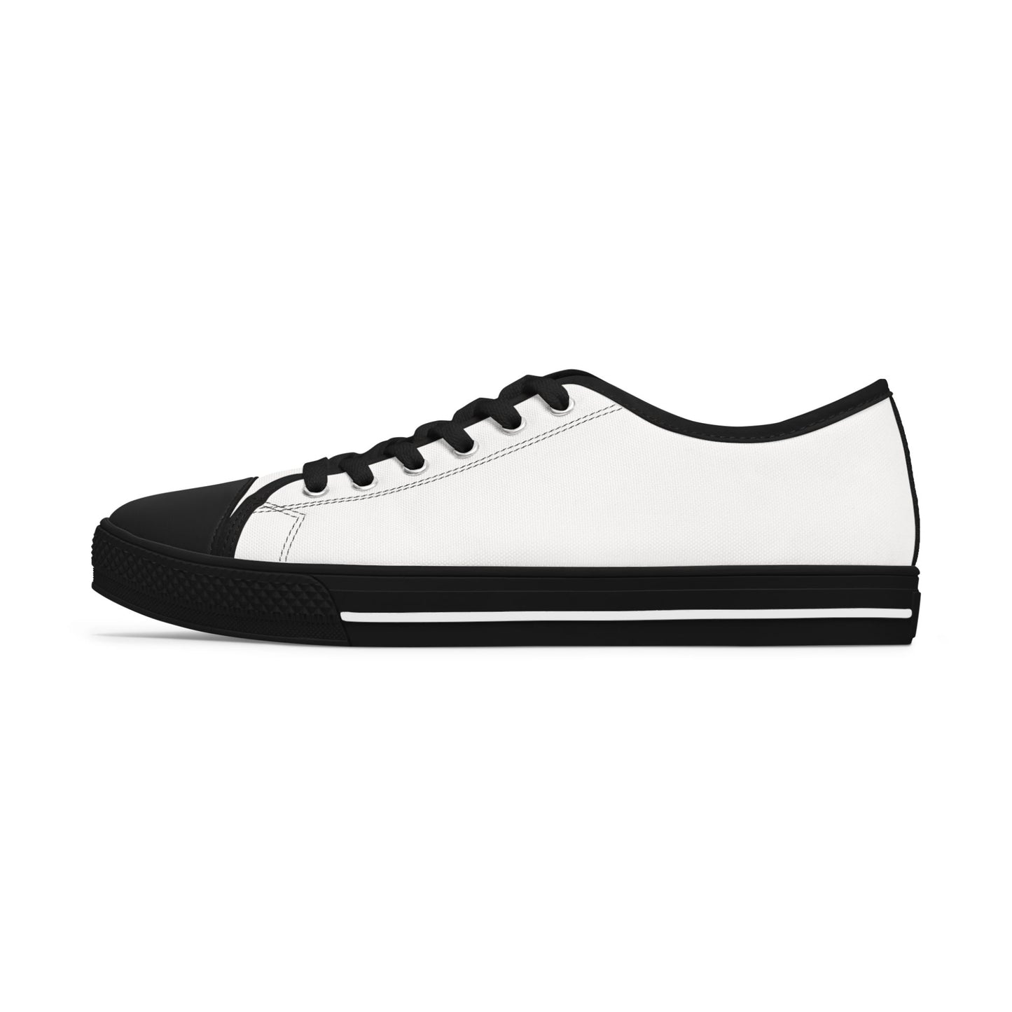 White Women's Low Top Bluestray Sneakers — Classic Casual Canvas Shoes