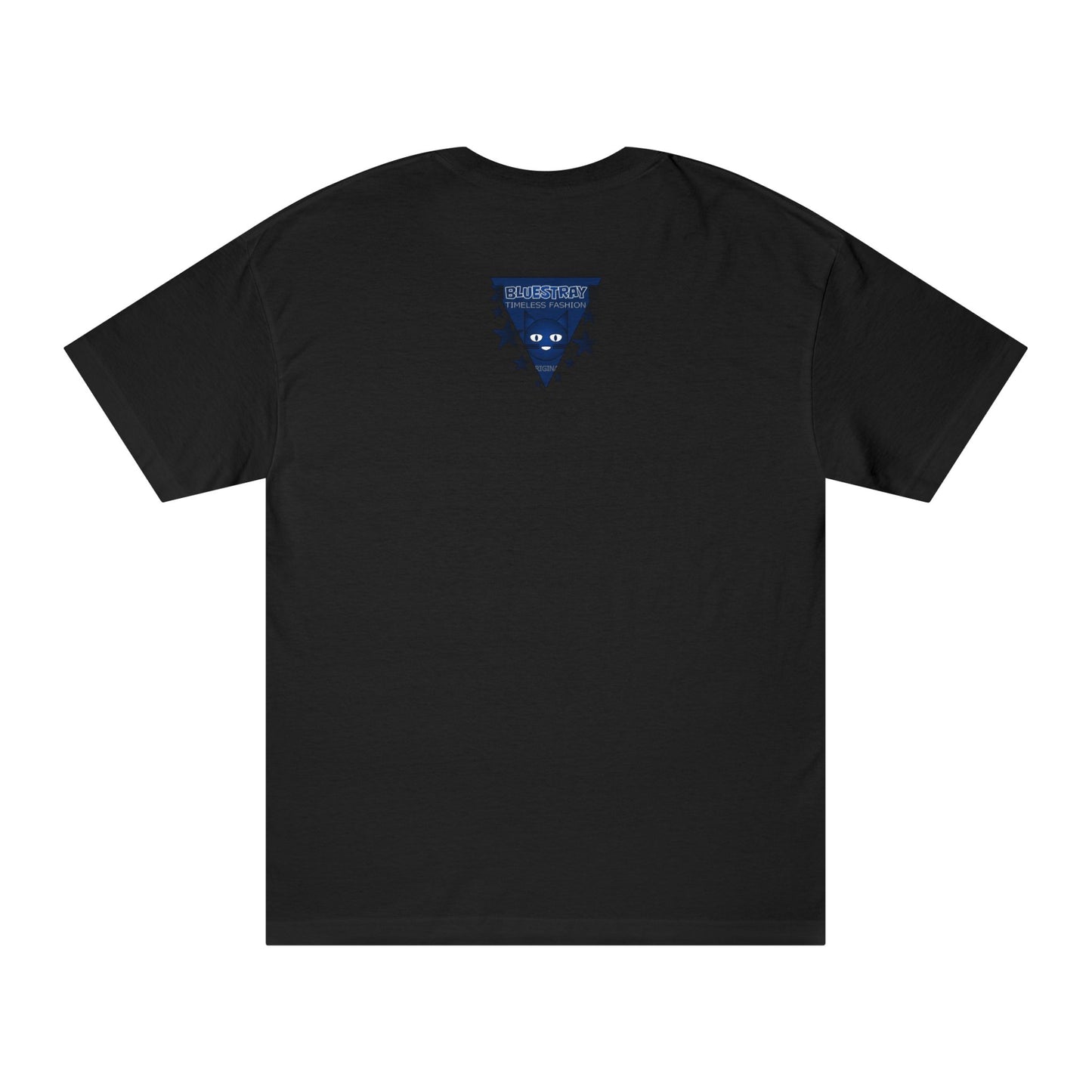 Bluestray Timeless Fashion Tee — Vintage Cat Triangle Logo T‑Shirt