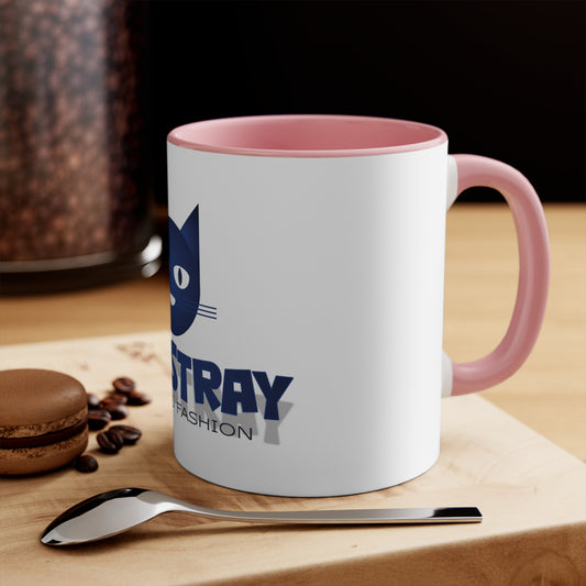 Accent Mug — Bluestray Cat Logo Coffee Cup