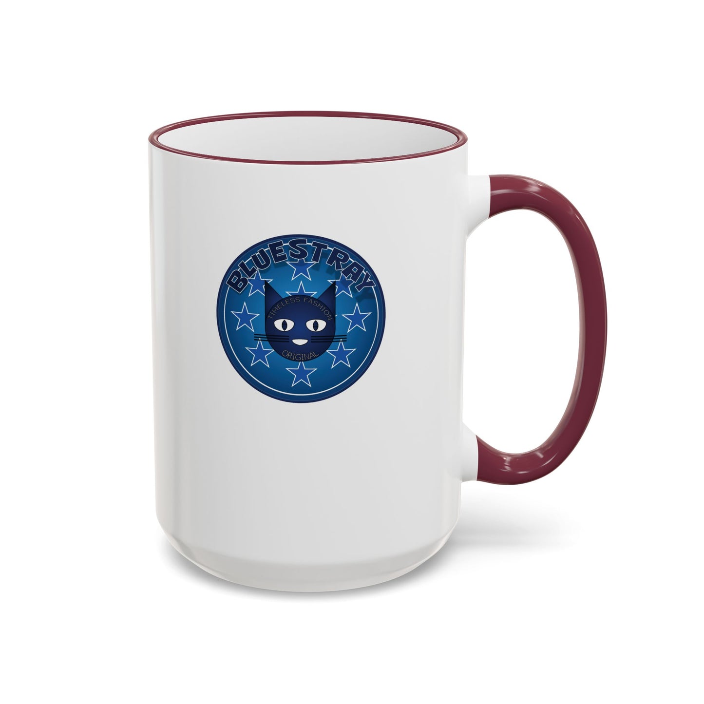 Bluestray Celtic Compass Accent Rim Mug — 11oz & 15oz Rustic Nautical Coffee Cup