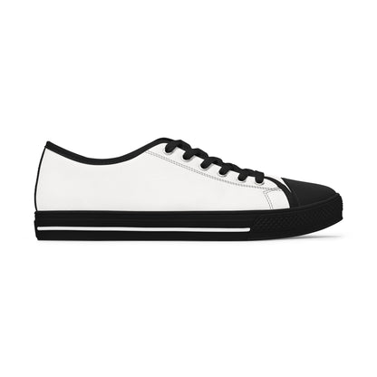 White Women's Low Top Bluestray Sneakers — Classic Casual Canvas Shoes