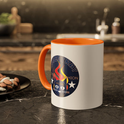 Bluestray Cat Logo Mug — Colorful 11oz/15oz Ceramic Coffee Cup