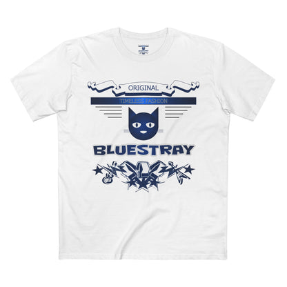 Bluestray Graphic Tee — Retro Cat Logo T-Shirt