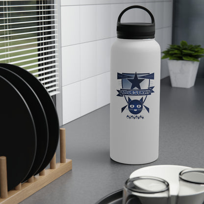 Bluestray Star Cat Stainless Steel Water Bottle — Insulated Travel Bottle with Handle Lid