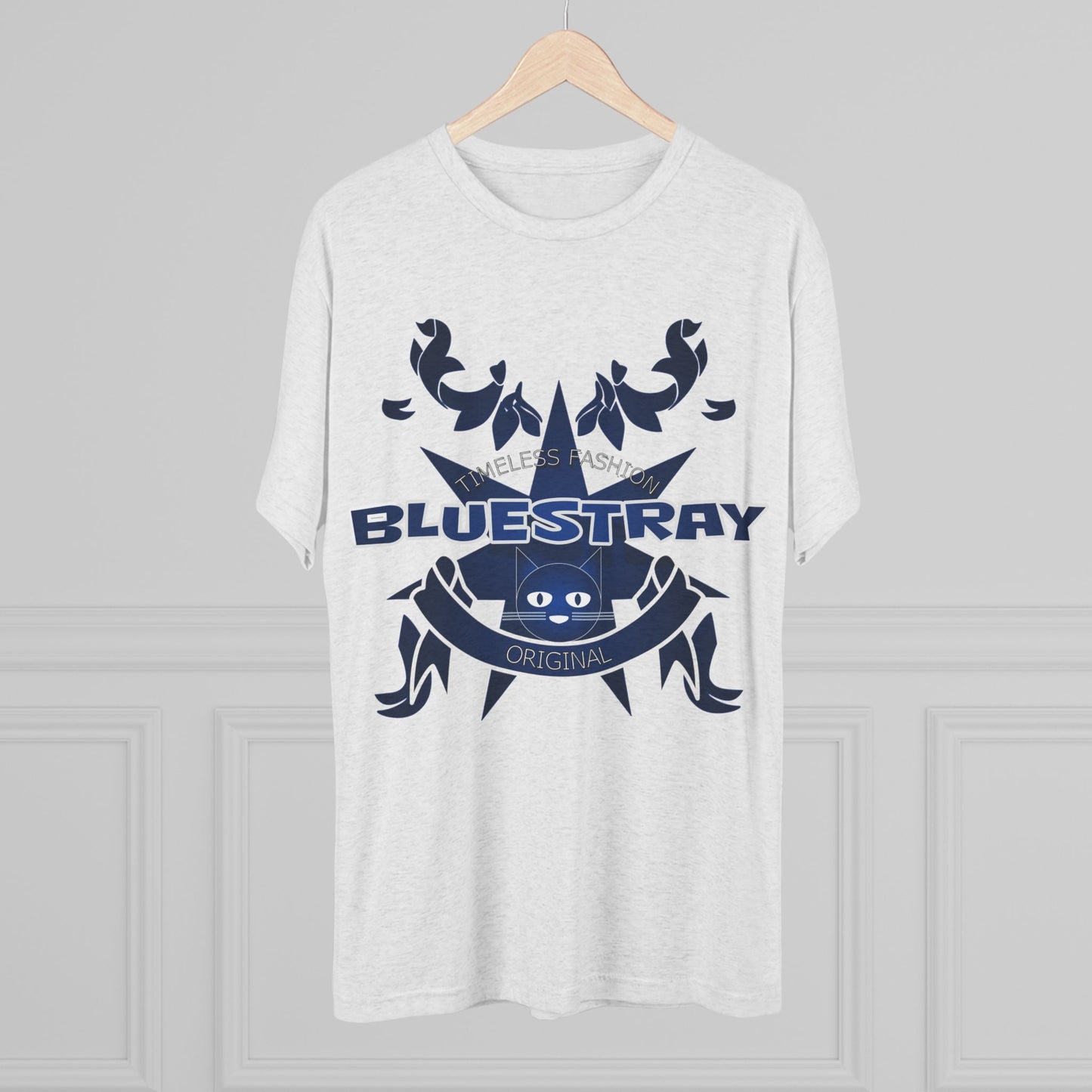 Bluestray Crab Graphic Tee — Nautical Cat Logo Short-Sleeve Shirt