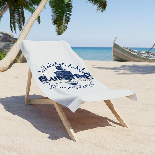 Beach Towel — Vintage Nautical Bluestray Logo Beach Towel