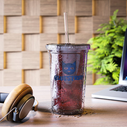 Bluestray Clear Acrylic Tumbler with Straw