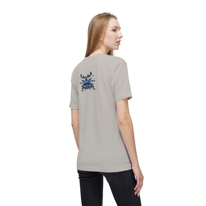 Bluestray Crab Logo T-Shirt — Nautical Beach Casual Tee