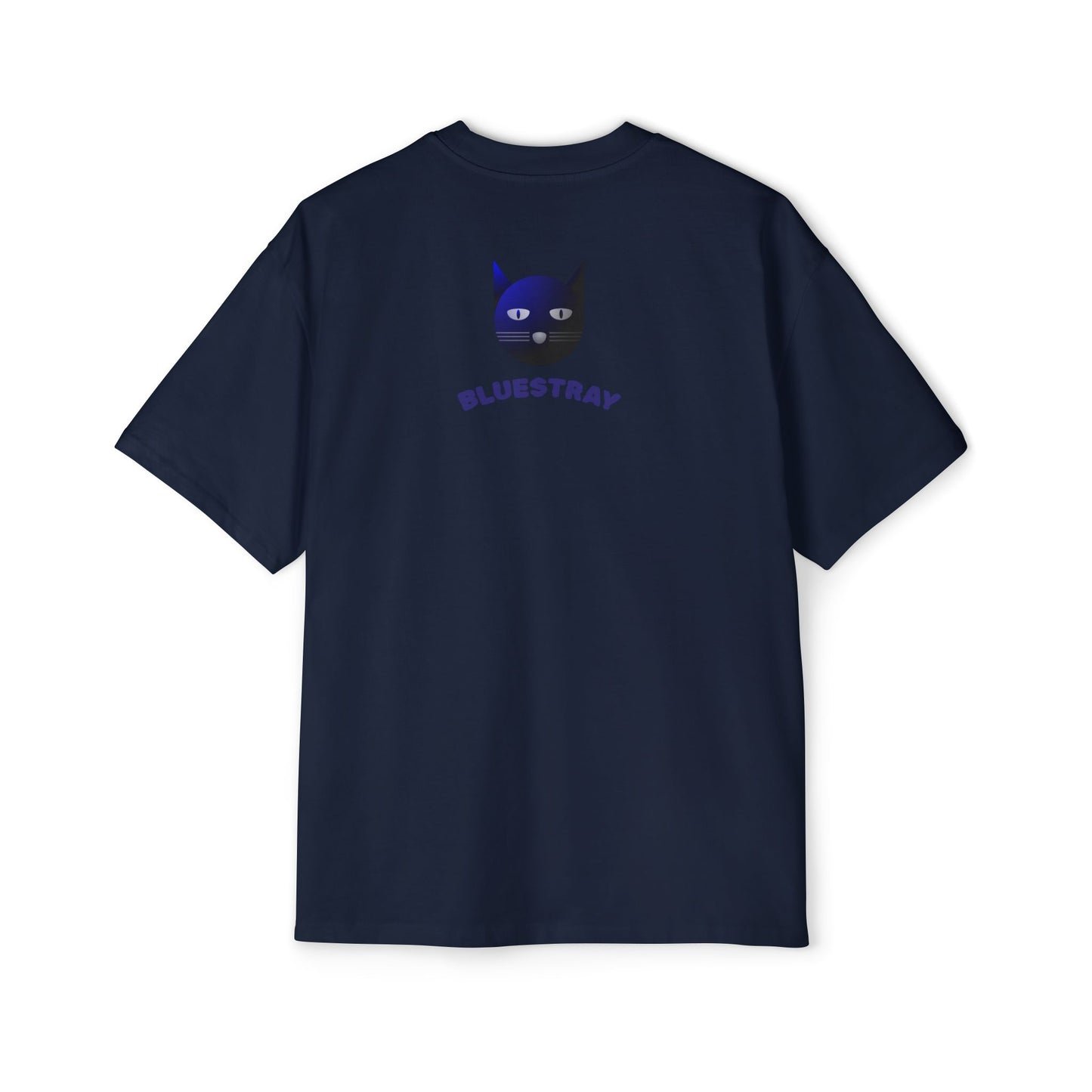 Bluestray Cat Tee — Graphic Men's Oversized T-Shirt