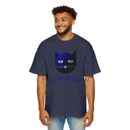 Bluestray Cat Tee — Graphic Men's Oversized T-Shirt