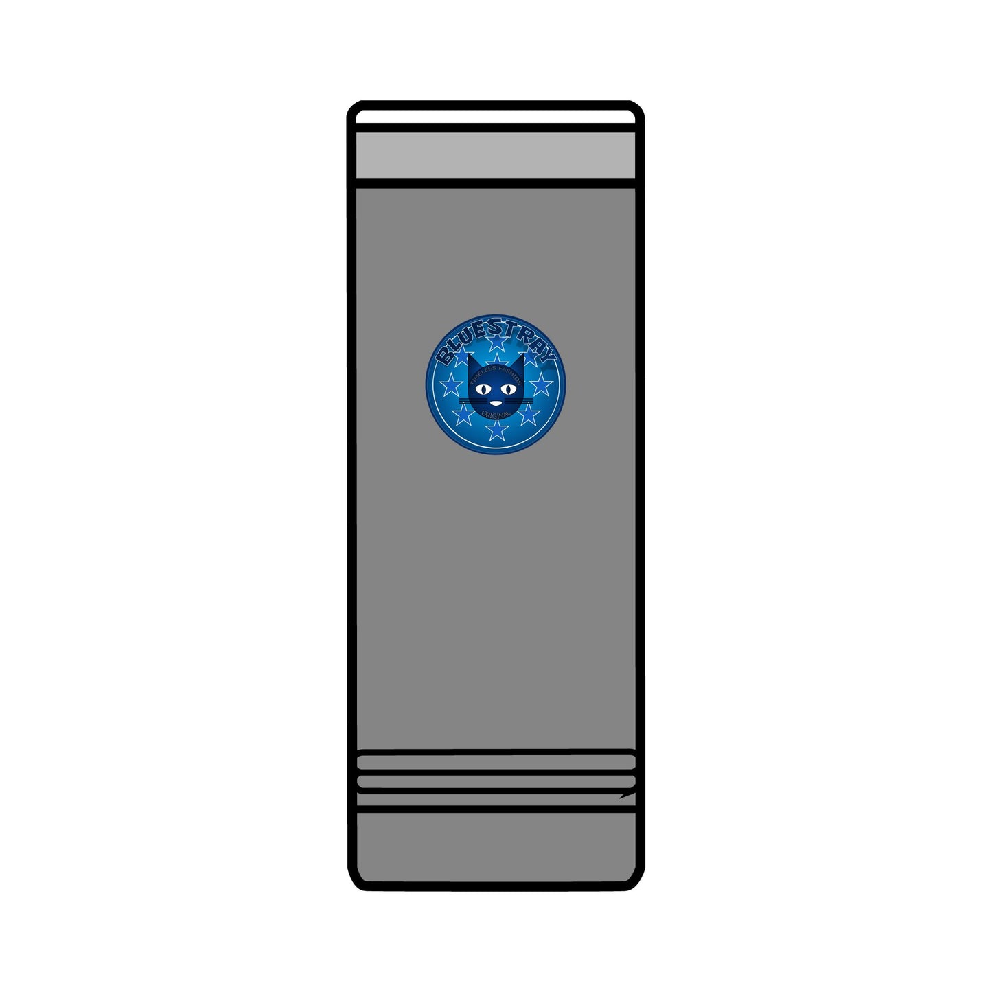 22oz Skinny Tumbler with Bluestray Cat Galaxy Design — Insulated Travel Cup