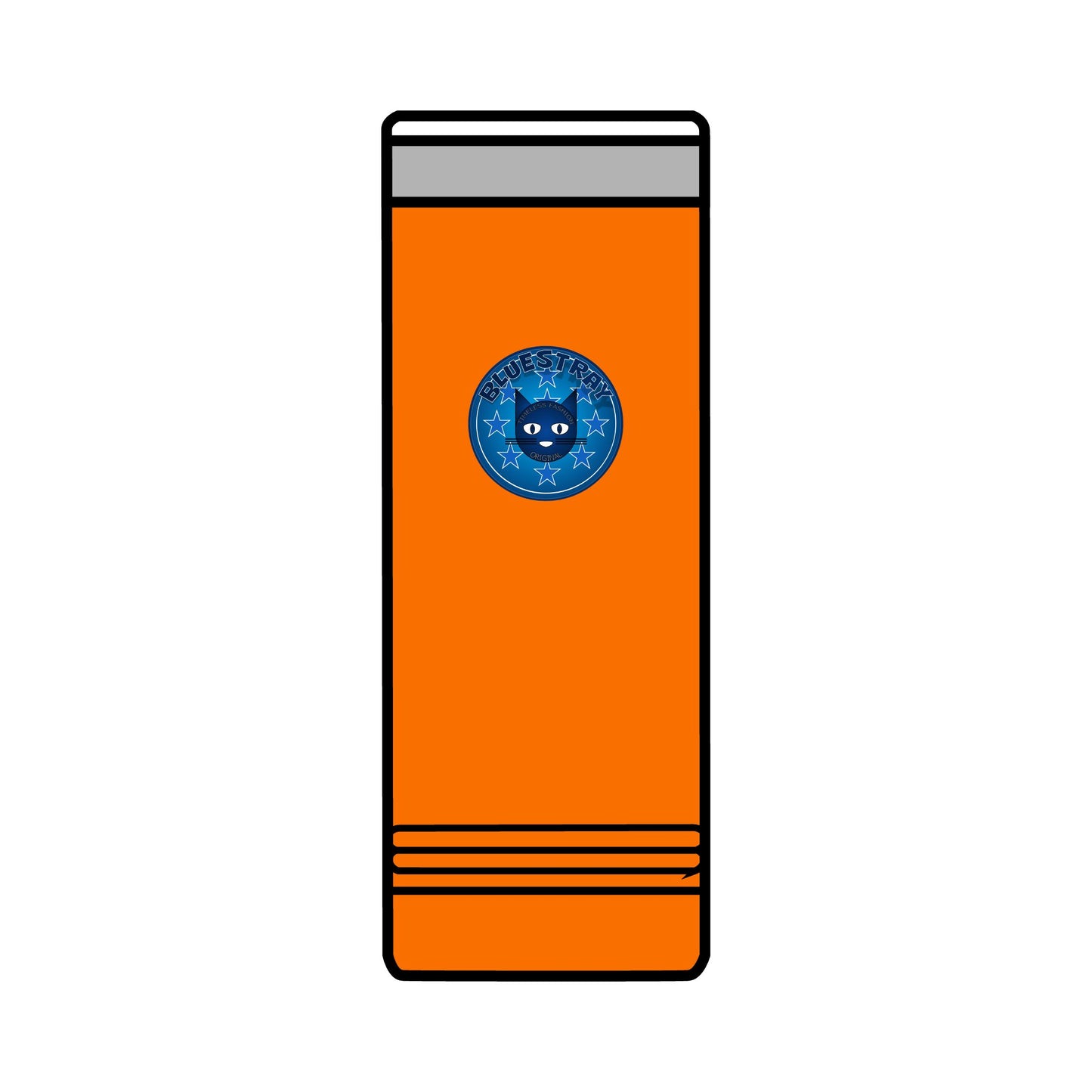 22oz Skinny Tumbler with Bluestray Cat Galaxy Design — Insulated Travel Cup
