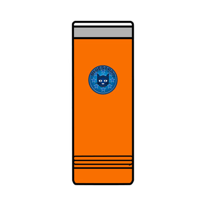 22oz Skinny Tumbler with Bluestray Cat Galaxy Design — Insulated Travel Cup